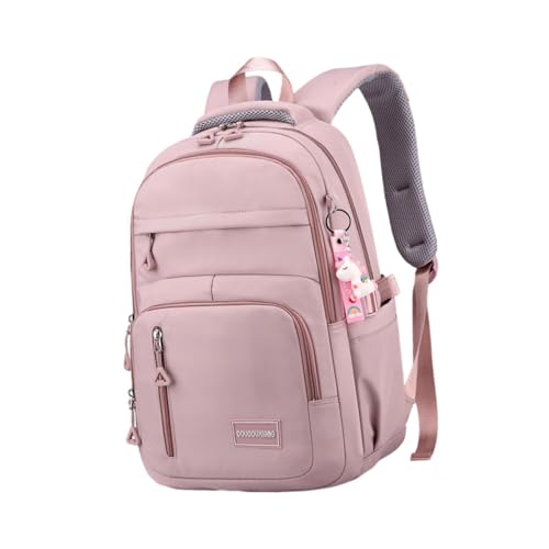 kowaku Kinder Rucksack in Angesagtem Design mit Vielen Fächern Und Bequemen Trägern, Rosa von kowaku