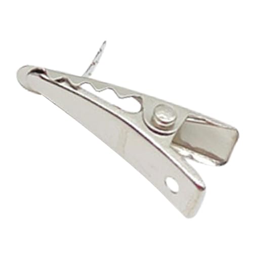 kowaku Kleine Krokodil-Haarspange, Alligator-Haarnadel aus Metall, 1,2 Zoll vielseitige Krokodil-Haarspange für Haarstyling-DIY-Accessoires von kowaku