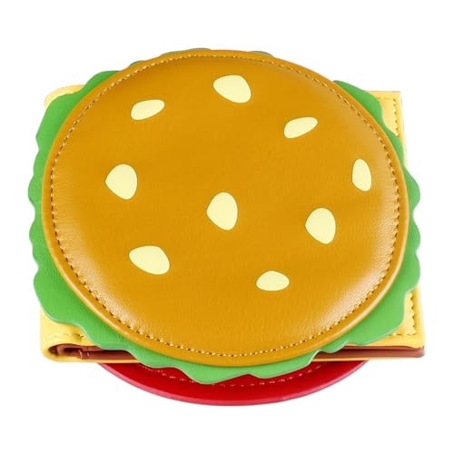 kowaku PU Brieftasche tolles Geschenk Praktisch Geld Aufbewahrung Burger - Wallet von kowaku