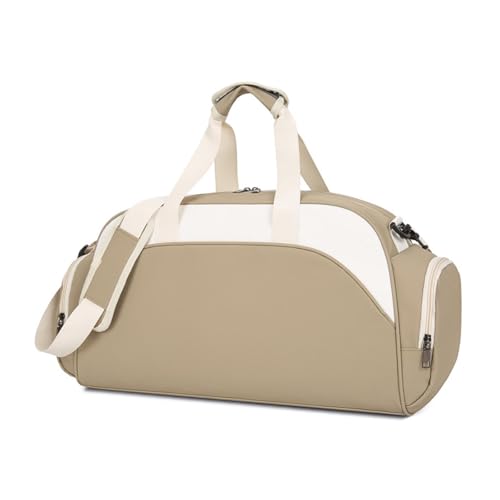 kowaku Reisetasche, Sporttasche, Reisetasche, Sporttasche mit Schuhfach für Geschäftsreisen, Männer und Frauen, Khaki kowaku Reisetasche, Sporttasche, Reisetasche, Sporttasche mit Schuhfach für Geschäftsreisen, Männer und Frauen, Khaki von kowaku