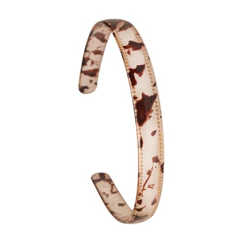 kowaku Schlichtes Stirnband mit Zähnen für Damen, bequem, trendig, zum Waschen des Gesichts, Haarband, Style E von kowaku