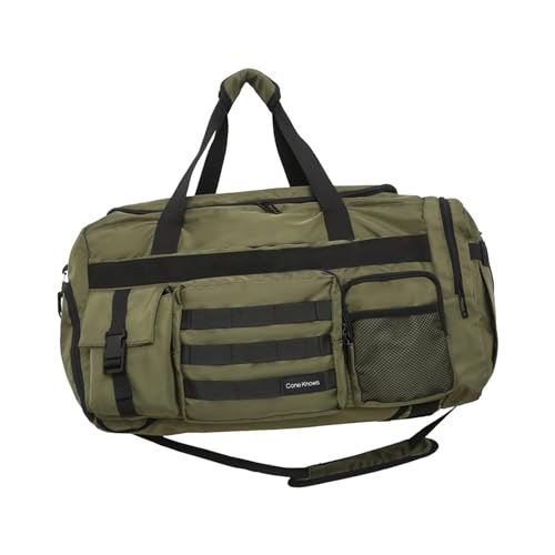 kowaku Sport-Gymnastiktasche, Duffle-Rucksack, große Duffle-Tasche, Yoga-Tasche, Herren- und Damen-Übernachtungstasche, Umhängetasche für Camping, Grün von kowaku