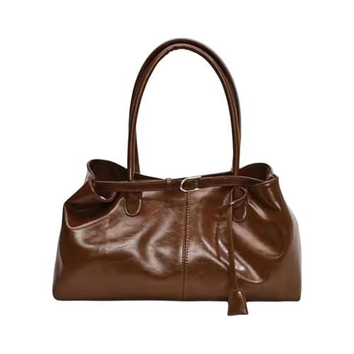 kowaku Umhängetasche für Damen Und Mädchen, Tragbare Handtasche für Einkäufe Und Feiern, Kaffee von kowaku