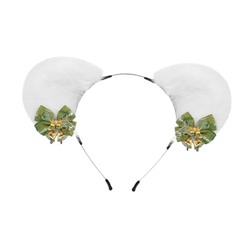 kowaku Weihnachten Tier Ohren Stirnband Prop Haar Zubehör Haar Hoop für Party Karneval, Weiß von kowaku
