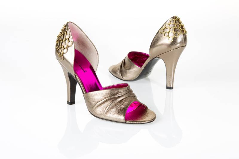 Sexbombe D " Orsay High Heel Sandale Aus Bronze Leder Von Kristina Kozak Sexbombe D " Orsay High Heel Sandale Aus Bronze Leder Von Kristina Kozak von kozak