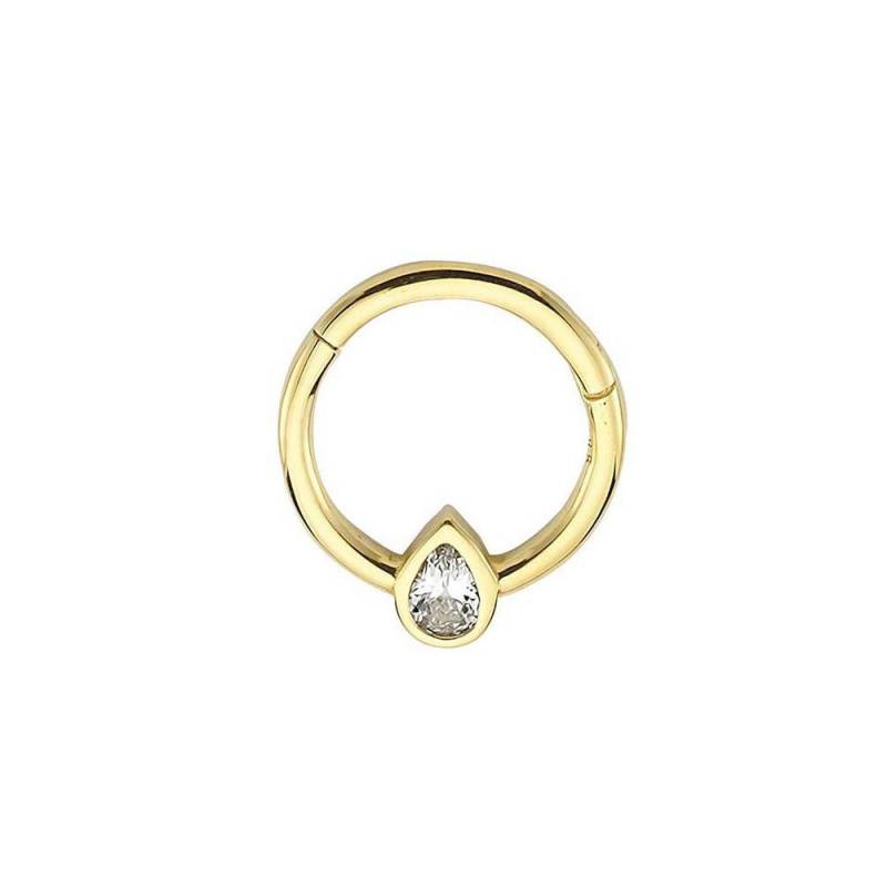Tropfen Stein 14K Gold Helix Piercing von kozmodanet