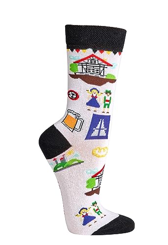 krautwear Herren Damen 2 Paar Bunt Gemusterte Sneaker Socken Strümpfe 30. Geburstag Papa Mama Geschenkideen (Deutschland, 42-47) von krautwear