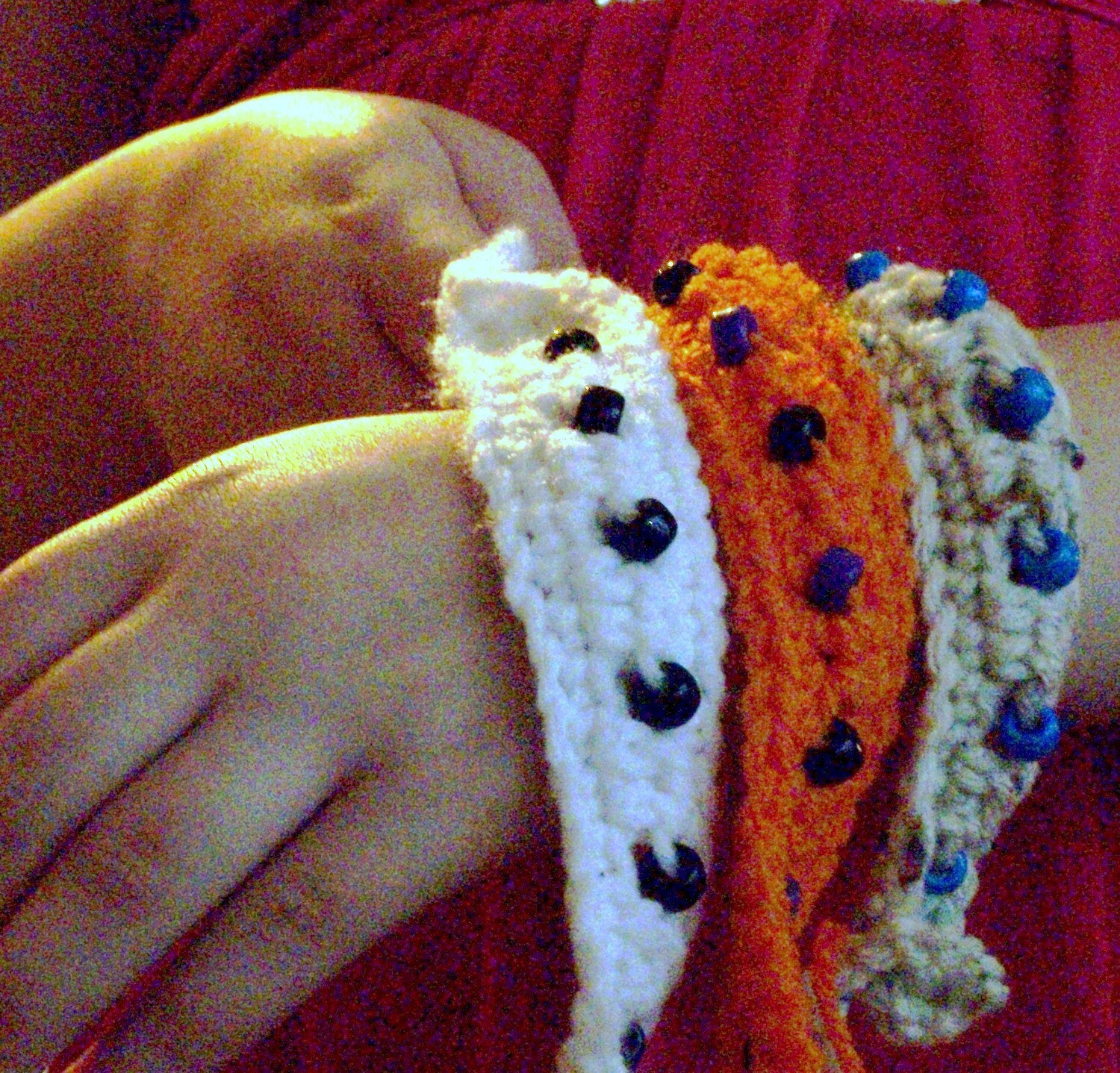 3 Verstellbare Armbänder 3 Verstellbare Armbänder von krazycrochet