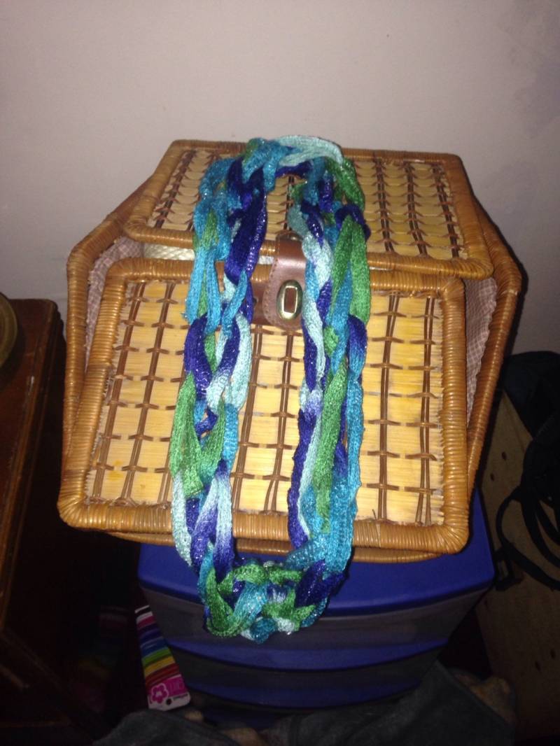 Arm Stricken Unendlichkeit Schal Arm Stricken Unendlichkeit Schal von krazycrochet