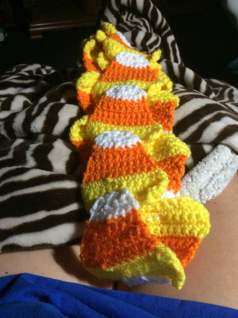 Candy Corn Schal Candy Corn Schal von krazycrochet