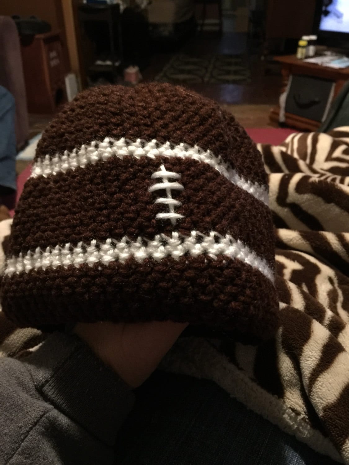 Gehäkelte Fußball Mütze Für Alle Größen Gehäkelte Fußball Mütze Für Alle Größen von krazycrochet