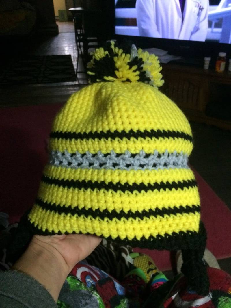 Schulbus Mütze Schulbus Mütze von krazycrochet