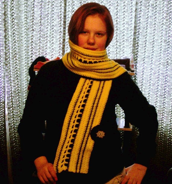 Schulbus Schal Schulbus Schal von krazycrochet