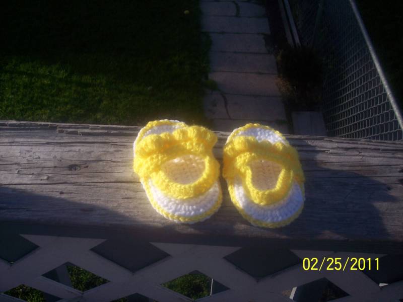 Sommersandalen Für Größe 0-12 Monate Sommersandalen Für Größe 0-12 Monate von krazycrochet