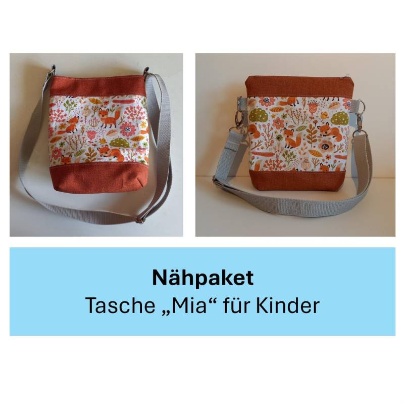 Nähset Nähpaket Tasche "Mia" Kindertasche von kreamade