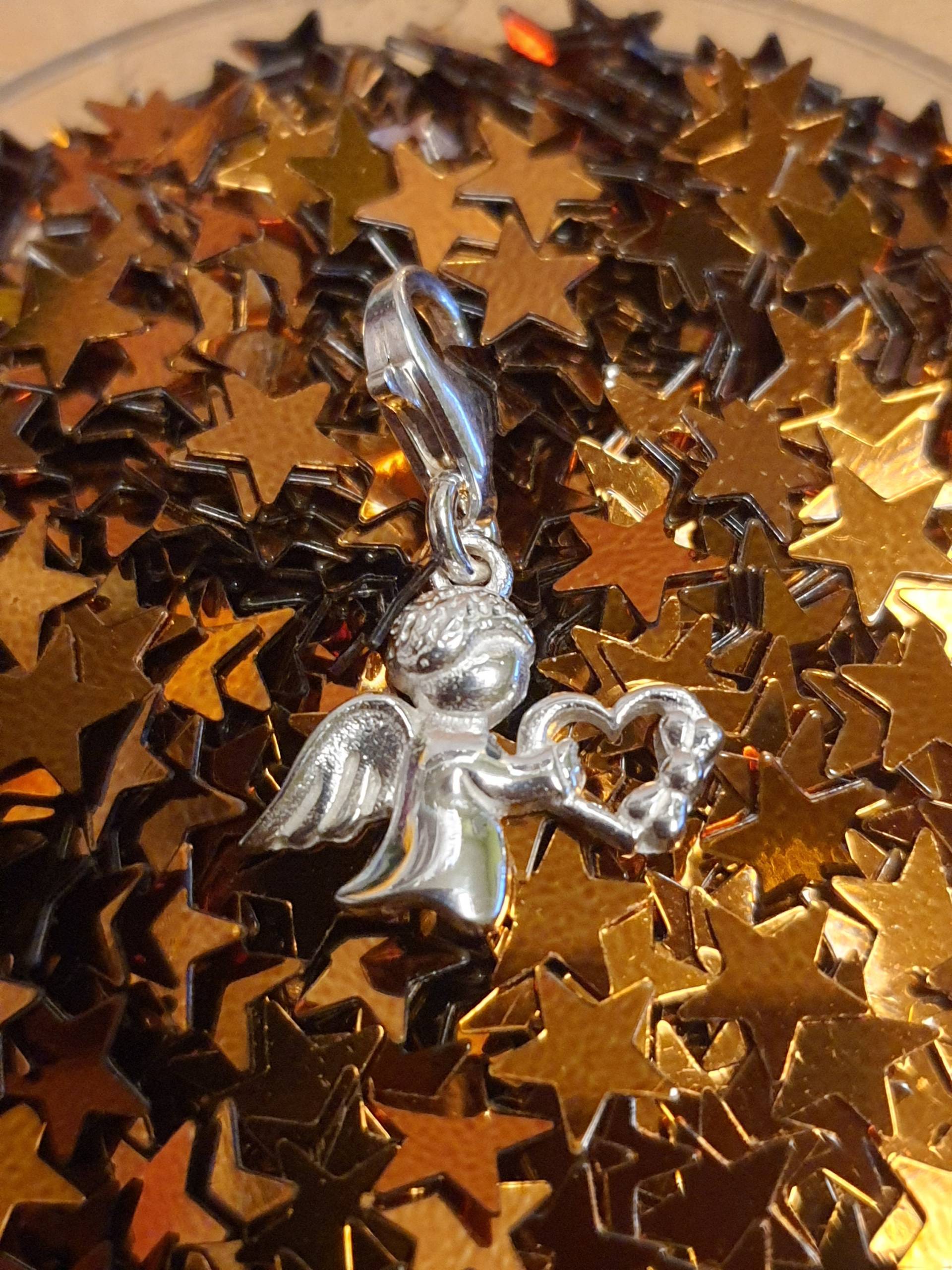 Charm Anhänger Schutzengel 925 Silber | Zirkonia Mit Karabiner Geschenk Zur Führerscheinprüfung Bettelarmband Charm Anhänger Schutzengel 925 Silber | Zirkonia Mit Karabiner Geschenk Zur Führerscheinprüfung Bettelarmband von kreativNRW