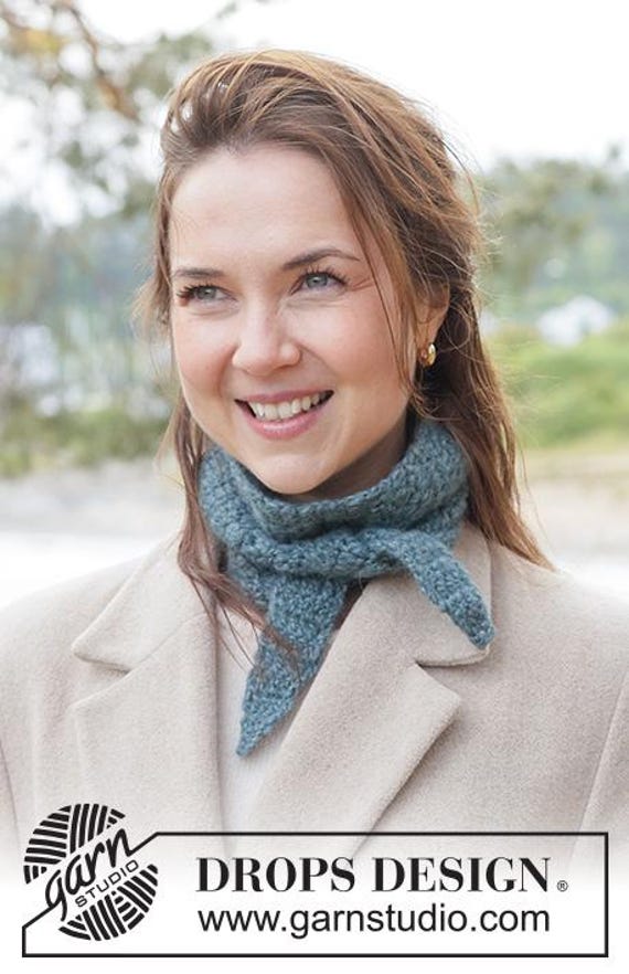 Kleines Gehäkeltes Dreieckstuch Scarf von kreativbyIM