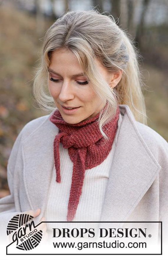 Kleines Gestricktes Dreieckstuch Scarf von kreativbyIM