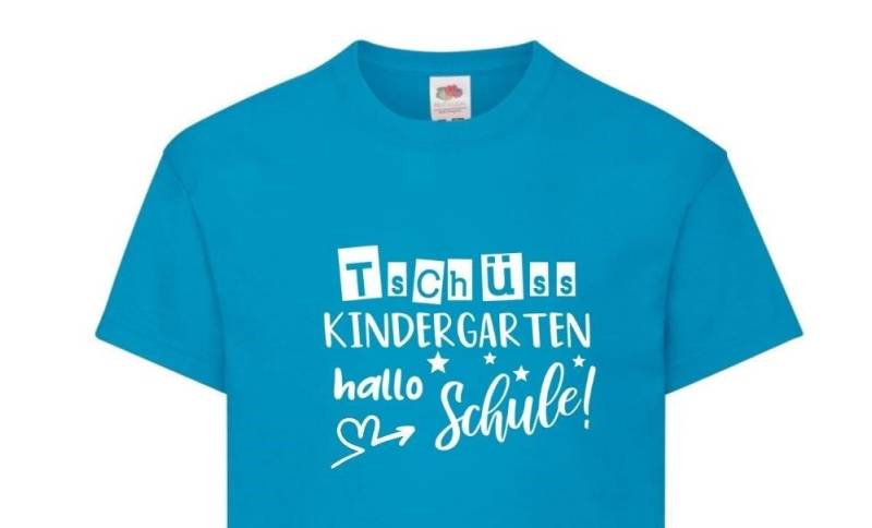 Bügelbild Tschüss Kindergarten, Hallo Schule Kita Einschulung Schulkind Kinder Bügelmotiv Bügelbild Tschüss Kindergarten, Hallo Schule Kita Einschulung Schulkind Kinder Bügelmotiv von kreativbyantonia