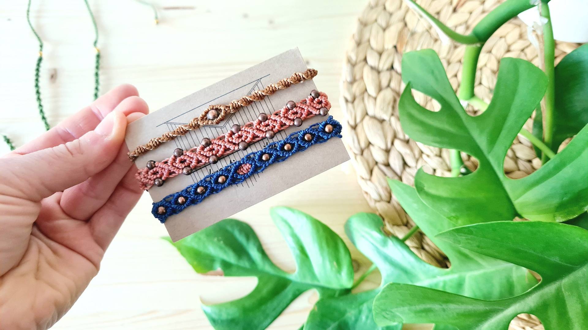 Makramee Armband, Schmuckset, Weihnachtsgeschenk Für Freundin Oder Mutter, 3 Armbänder in 1 Set, Bohostyle, Geburtstag Makramee Armband, Schmuckset, Weihnachtsgeschenk Für Freundin Oder Mutter, 3 Armbänder in 1 Set, Bohostyle, Geburtstag von kreativemonika