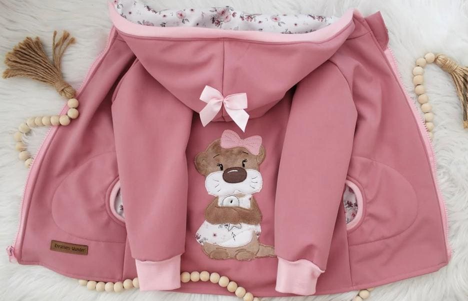 Softshelljacke Otter, Softshell, Rosa, Otter Softshelljacke Otter, Softshell, Rosa, Otter von kreativeswunderkids