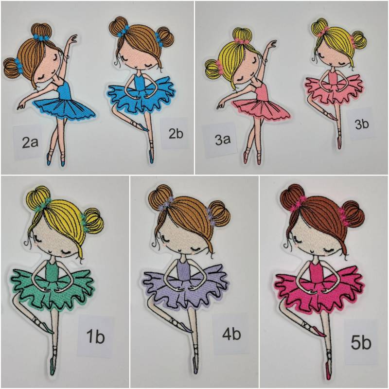 Ballerina Aufnäher, Aufnäher Für Die Schultüte Rucksack Etc von kreativkater