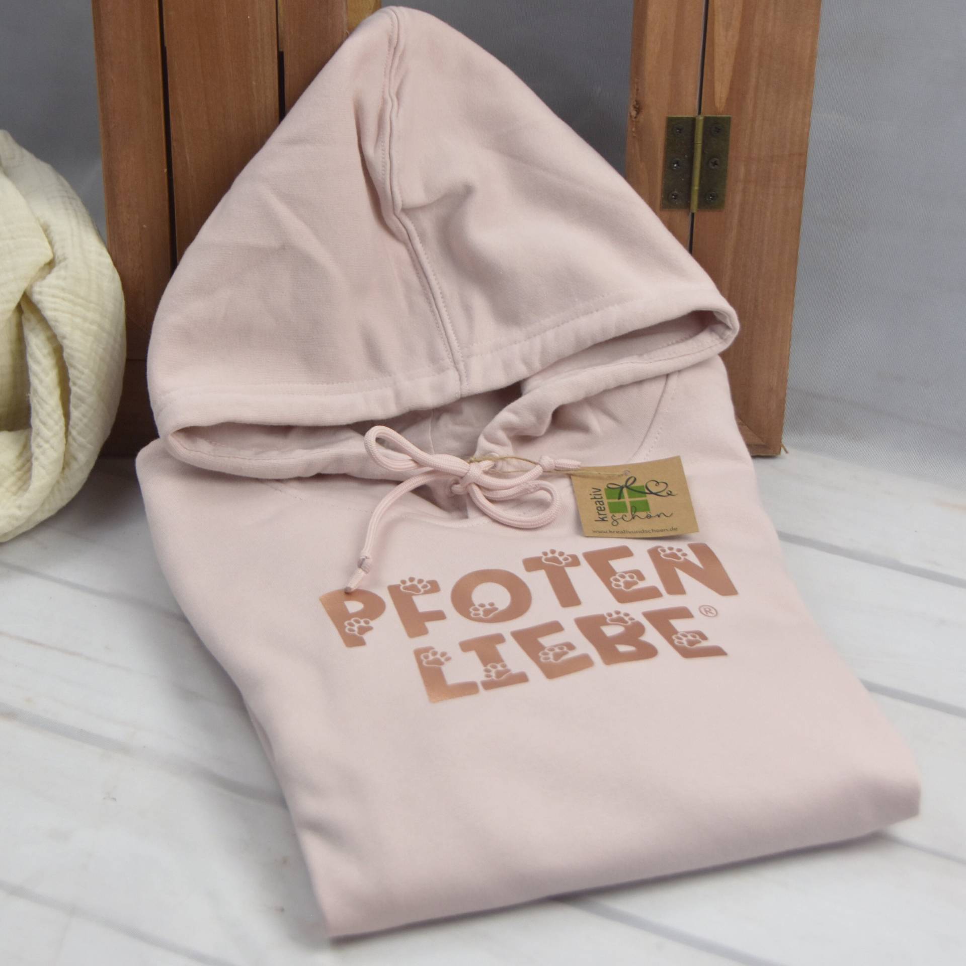 Hoodie - Pfotenliebe® Der Kuschelige Kapuzensweater Für Hunde- Und Katzenliebhaber, Hundemenschen, Katzenmamas, Dogmom Oder Catmom von kreativundschoende