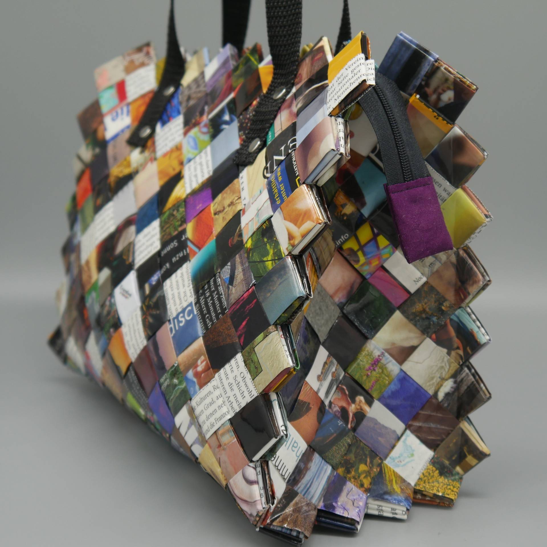 Candy Wrapper Handtasche Aus Zeitschrift Candy Wrapper Handtasche Aus Zeitschrift von krieseline