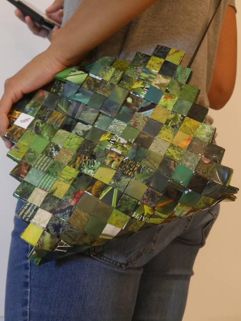 Handtasche Mit Magnetverschluss, Grün von krieseline