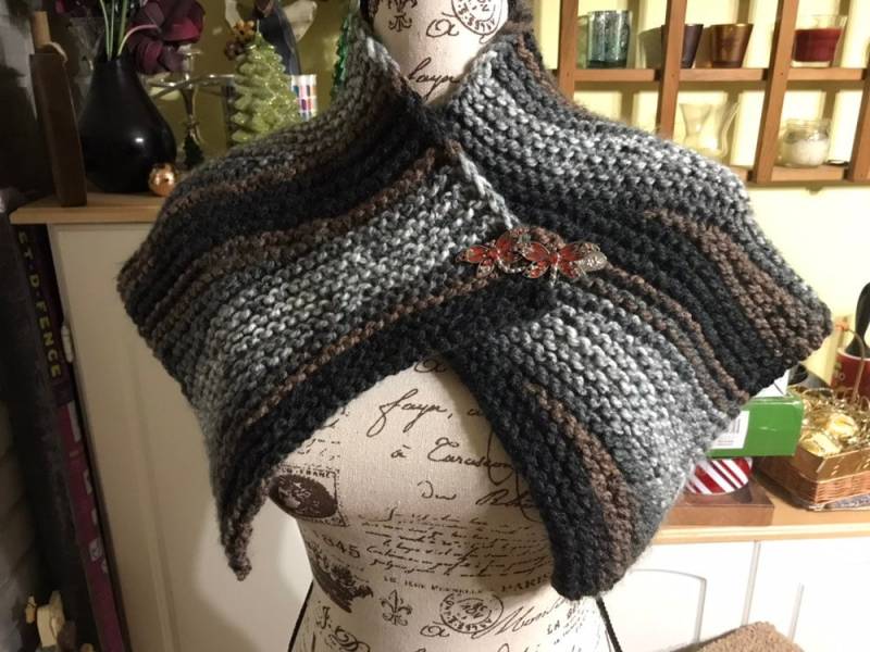 Umhang Cape, Gestrickt von kristies2