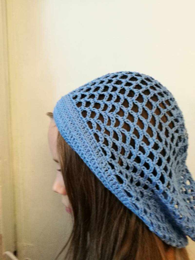 Crochet Slouchy Hat, Beanie Bohemian, Boho Travel Surf Summer Festival Hat von krittenart