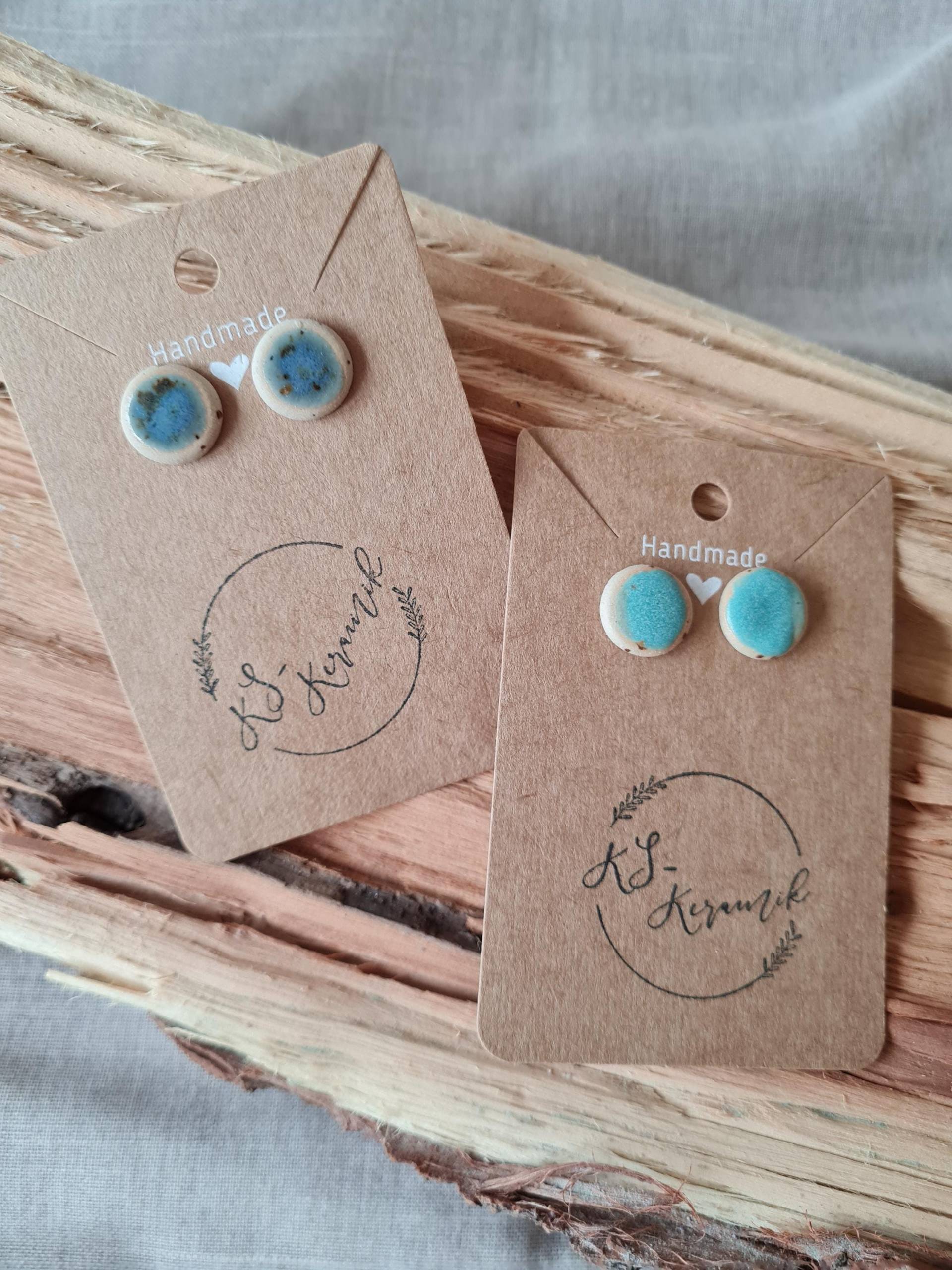 Keramikohrstecker, Ohrstecker 10mm Keramikohrstecker, Ohrstecker 10mm von kskeramik