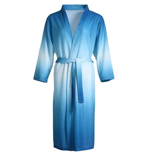 kswlwccpp Bademantel Damen Flauschig Leicht Baumwolle Sexy Sauna Bademantel Saunabademantel Lang Dünn Warm Saunamantel Hausmantel Flauschig Große Größen Kuschelig Waffelpique Morgenmantel Bathrobe von kswlwccpp
