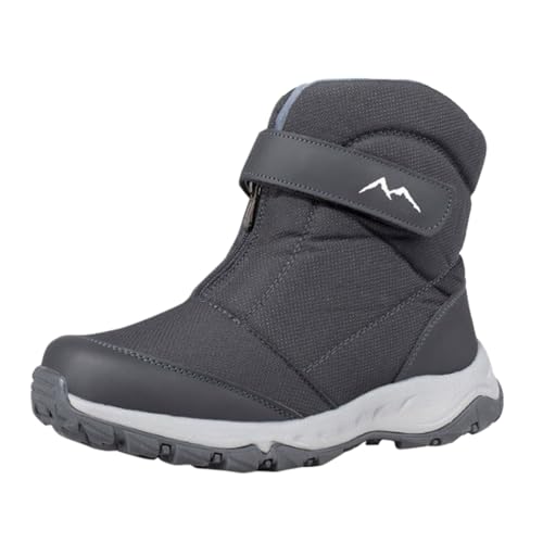 kswlwccpp Herren Boots Winter, Flach Warm 45 Snowboots Schneestiefel 49 Gefüttert Breit Winterboots Winterschuhe 43 Rutschfest Wasserdicht Schneeschuhe Herren Boots Winterstiefel von Kswlwccpp