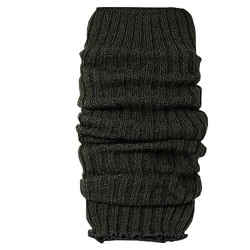 Kswlwccpp Stulpen Damen: Weich Flauschig Kurz Extra Weit Legwarmers Stulpensocken Warm Bequem Schwarz Gestrickt Beinstulpe Beinwärmer XXl Winter Leg Warmers Stulpen von Kswlwccpp