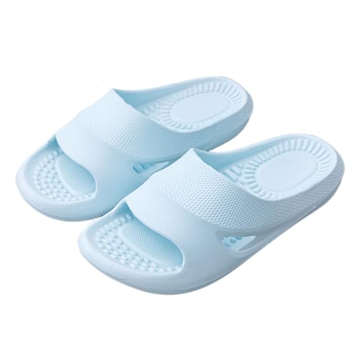 ktprniy Duschpantoffeln Badezimmerschuhe Schlafsaalpantoffeln Pool Strandpantoffeln Paar Sandalen Unisex Blau EU 36-37 von ktprniy