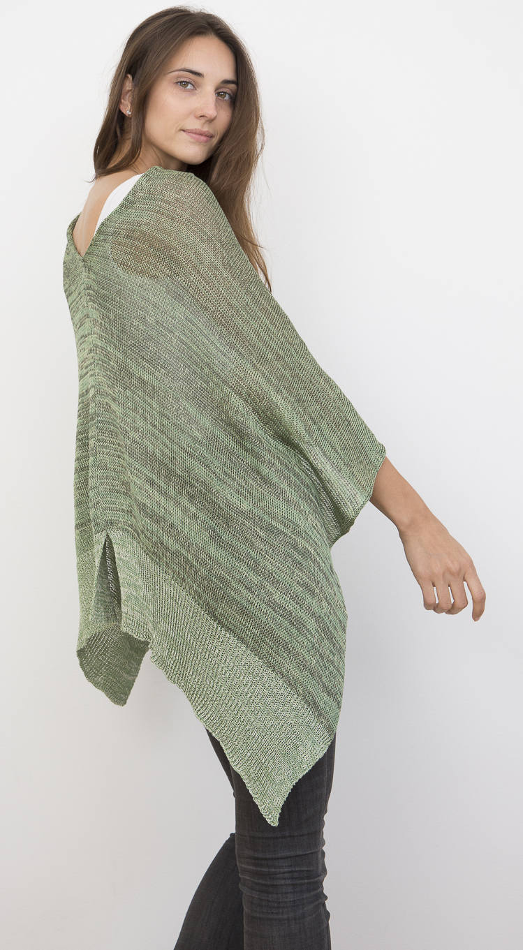 Poncho Leichtes Frühlingsgrün von ktwf