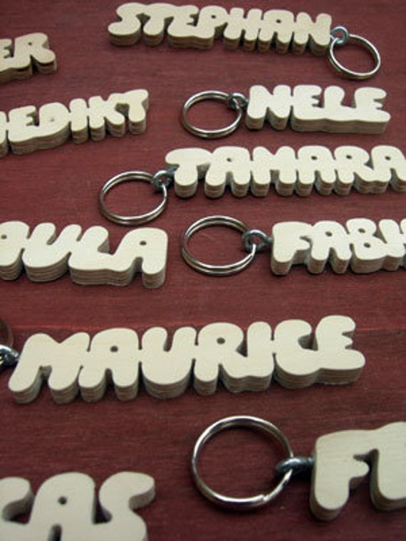 Schlüsselanhänger Name Holz Namensanhänger Anhänger Schlüssel Personalisiert Schlüsselanhänger Name Holz Namensanhänger Anhänger Schlüssel Personalisiert von kuhara