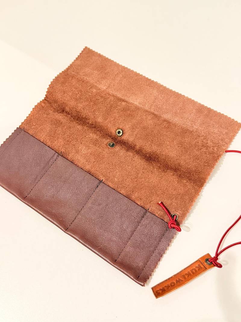 Kukiworks 3 Taschen-Echtes Leder Reise-Uhr-Rolle von kukiworks