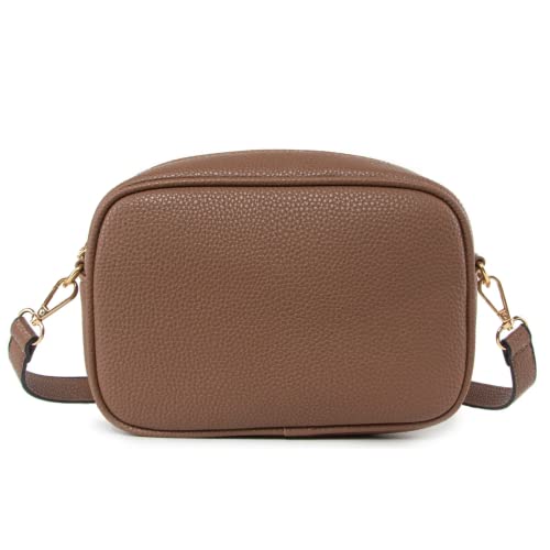 kukubird Leathers Crossbody Bags for Women, Designer Faux Leather Small Shoulder Bag for Women With, Ladies Multiple Compartments Messenger Bag Women-Taupe von kukubird