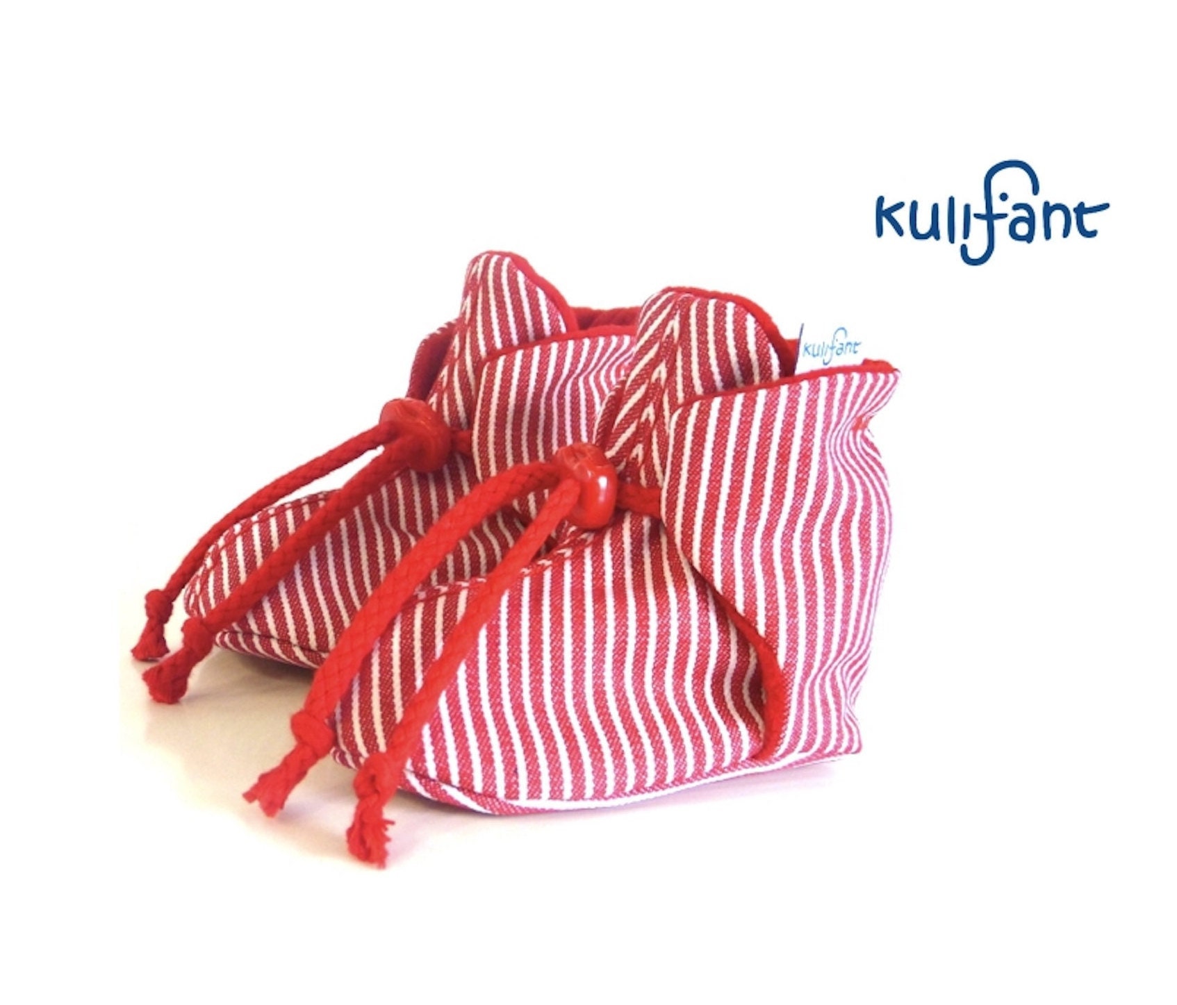 Jeans Denim Babyschuh Mit Kordel Krabbelschuhe Babyschuhe Babygeschenk Socken Gestreift Fleece Baumwollfleece Rot Blau von kulifant