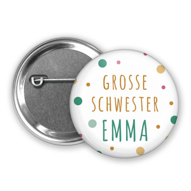 Button Schwester/Bruder Mit Eigenem Namen Button Schwester/Bruder Mit Eigenem Namen von kummart