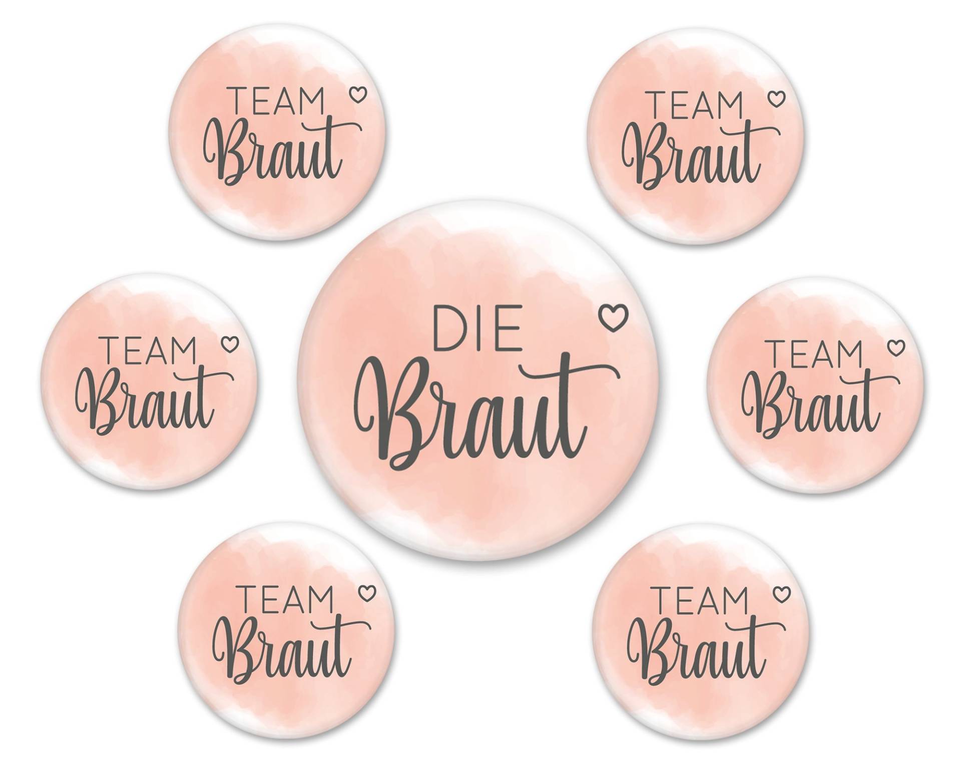 Team Braut - Button Set Team Braut - Button Set von kummart