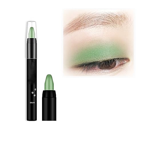 16-Farben-Highlighter-Lidschattenstift, wasserfester Glitzer-Lidschatten-Eyeliner-Stift, langlebiger wasserfester Lidschatten, rotierender Shimmer-Stick-Lidschattenstift (Color : #12) von kumosaga