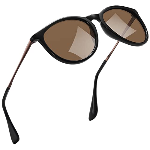 kunchu Sonnenbrille-Damen-Polarisierte-Sonnenbrille-Rund-UV400-im-Retro-Sonnenbrille-für-Damen & Herren Schutz Vintage kunchu Sonnenbrille-Damen-Polarisierte-Sonnenbrille-Rund-UV400-im-Retro-Sonnenbrille-für-Damen & Herren Schutz Vintage von kunchu