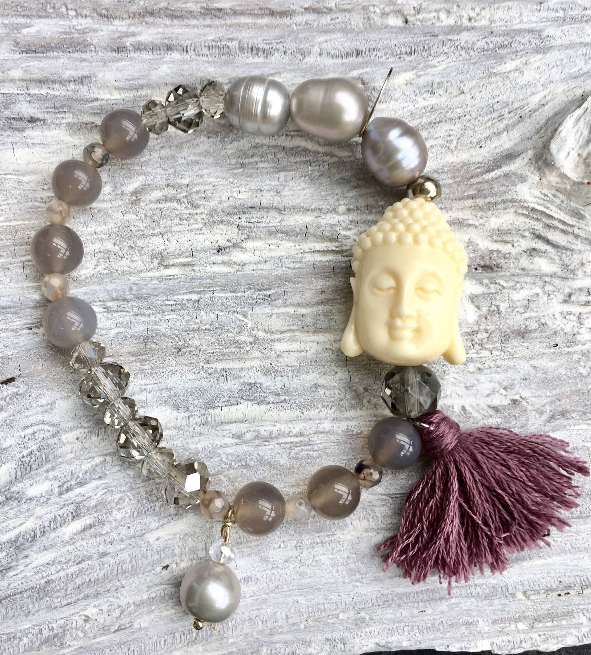 Buddhaarmband Malabracelet Buddha Tassel Bohojewelry Buddhaarmband Malabracelet Buddha Tassel Bohojewelry von kunstvollkoeln