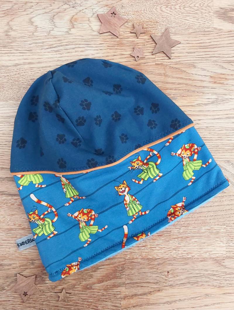 Kinder-Beanie "Findus" Mit Wunschmotiv von kunterKINDERbunt