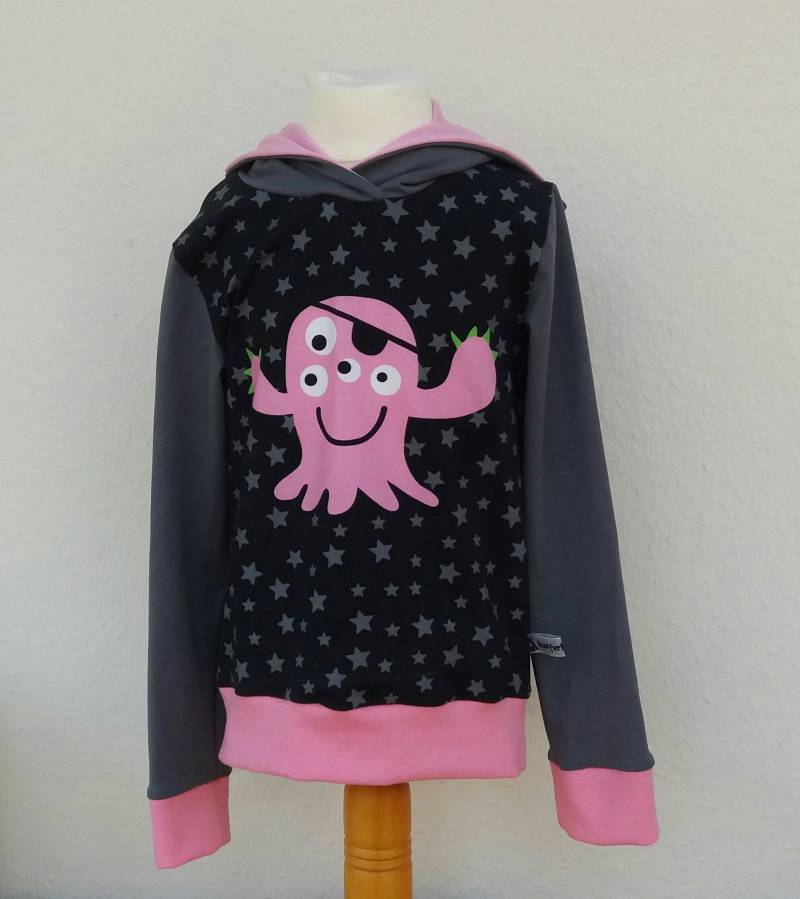 Kinder-Kapuzenpulli "Monster" von kunterKINDERbunt