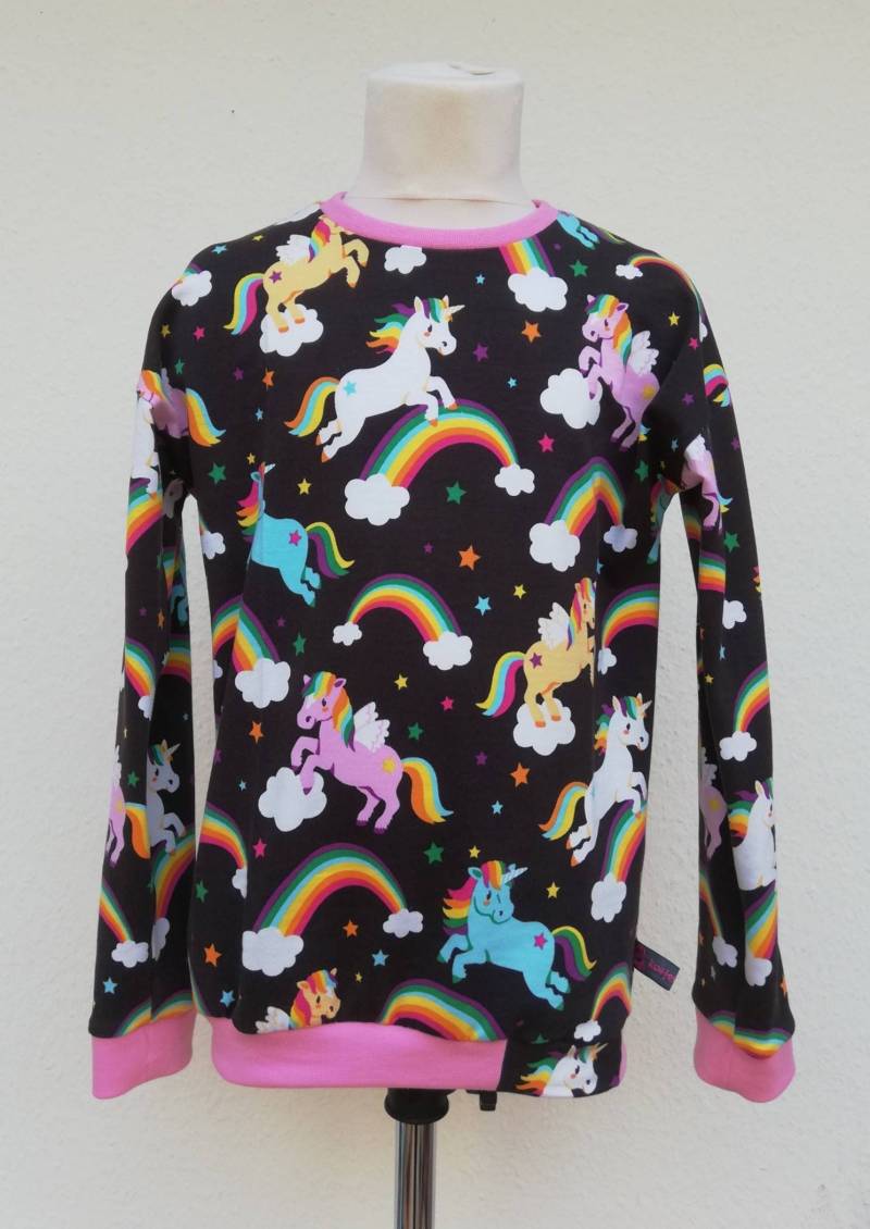 Kinder-Langarmshirt "Einhorn" von kunterKINDERbunt