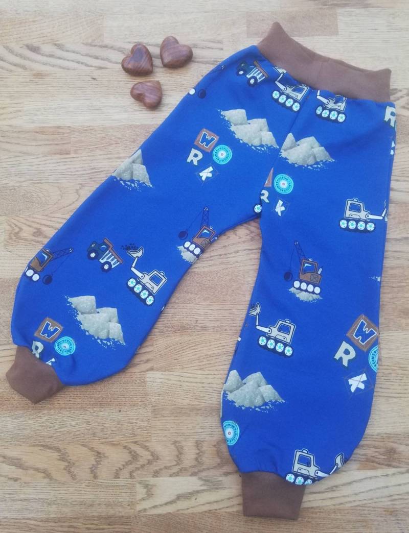Pumphose/Babyset "Baustelle" von kunterKINDERbunt